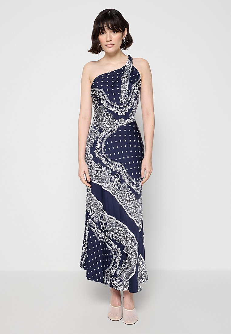 sandro Maxi-jurk blauw