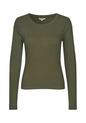 mbyM, OTIS LS-M - T-shirt à manches longues - warm olive