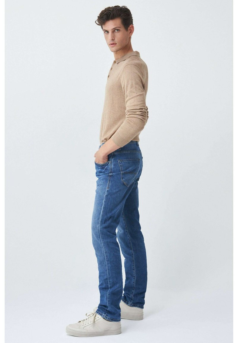 Herren Skinny Fit | Salsa Jeans Straight Leg Blue/blau - OH58472 Herren Skinny Fit | Salsa Jeans Straight Leg Blue/blau - OH58472