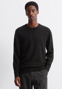 Marc O'Polo CREWNECK - Pulover - black