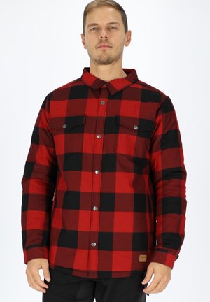 FOREST PILE - Fleece jacket - red black