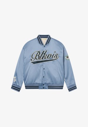 BLKVIS, WASHED VARSITY JACKET - Blouson Bomber - stonewash