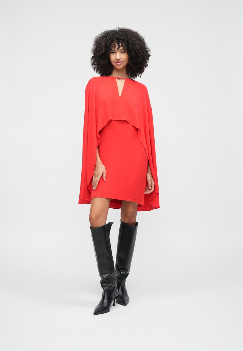 strapless open back dress Sadee Mini Dress | Red | Womens