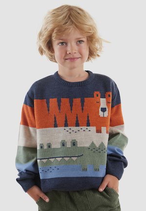 Denokids, BEKLEIDUNG ANIMALS XT - Pullover - navy blue cff-s