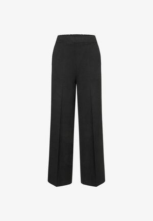 More & More, MORE & MORE BEQUEME, VERKÜRZTE JERSEYHOSE - Stoffhose - black