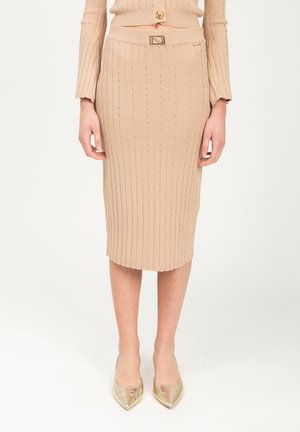 INFLUENCER Kokerrok - beige