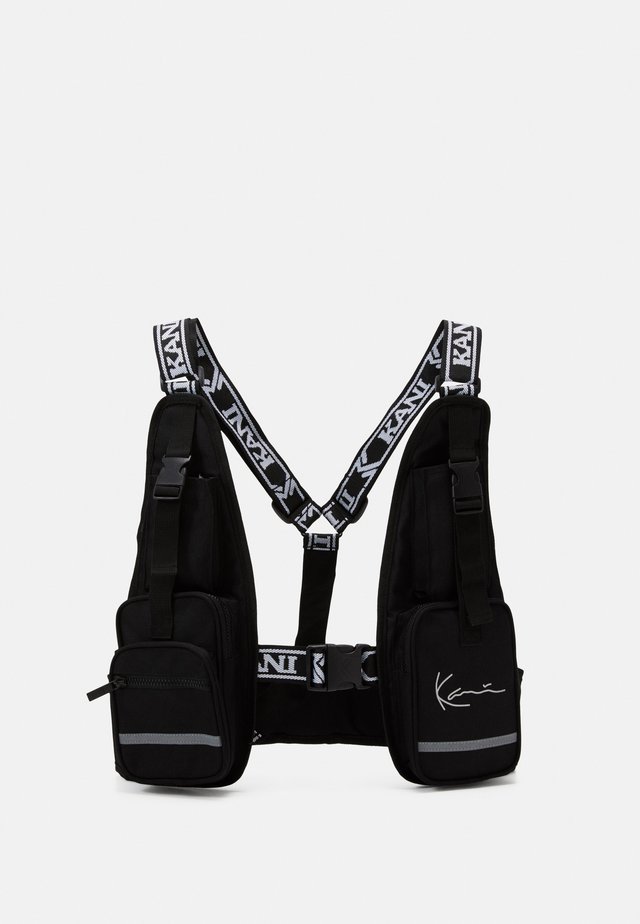 TAPE UTILITY VEST BAG - Across body bag - black