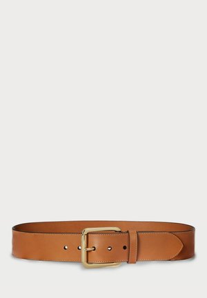 VACHETTA LEATHER WIDE BELT - Cinturón - classic caramel