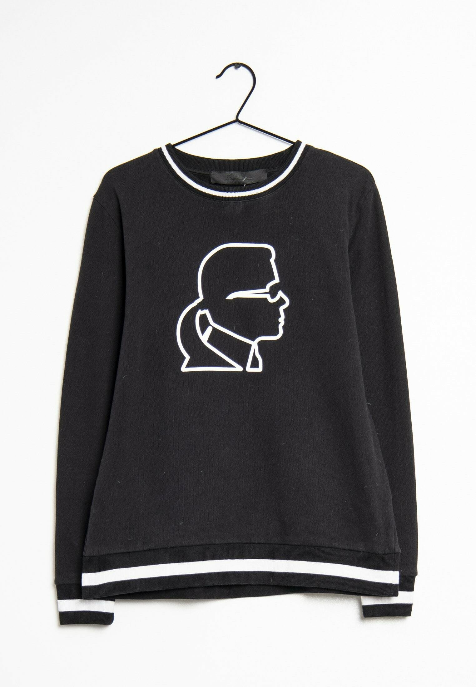 KARL LAGERFELD Sweatshirt black/schwarz (Pre-owned)