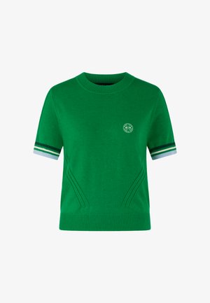 Marc Cain, Print T-shirt - bright emerald new