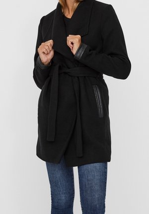 Halflange jas - black