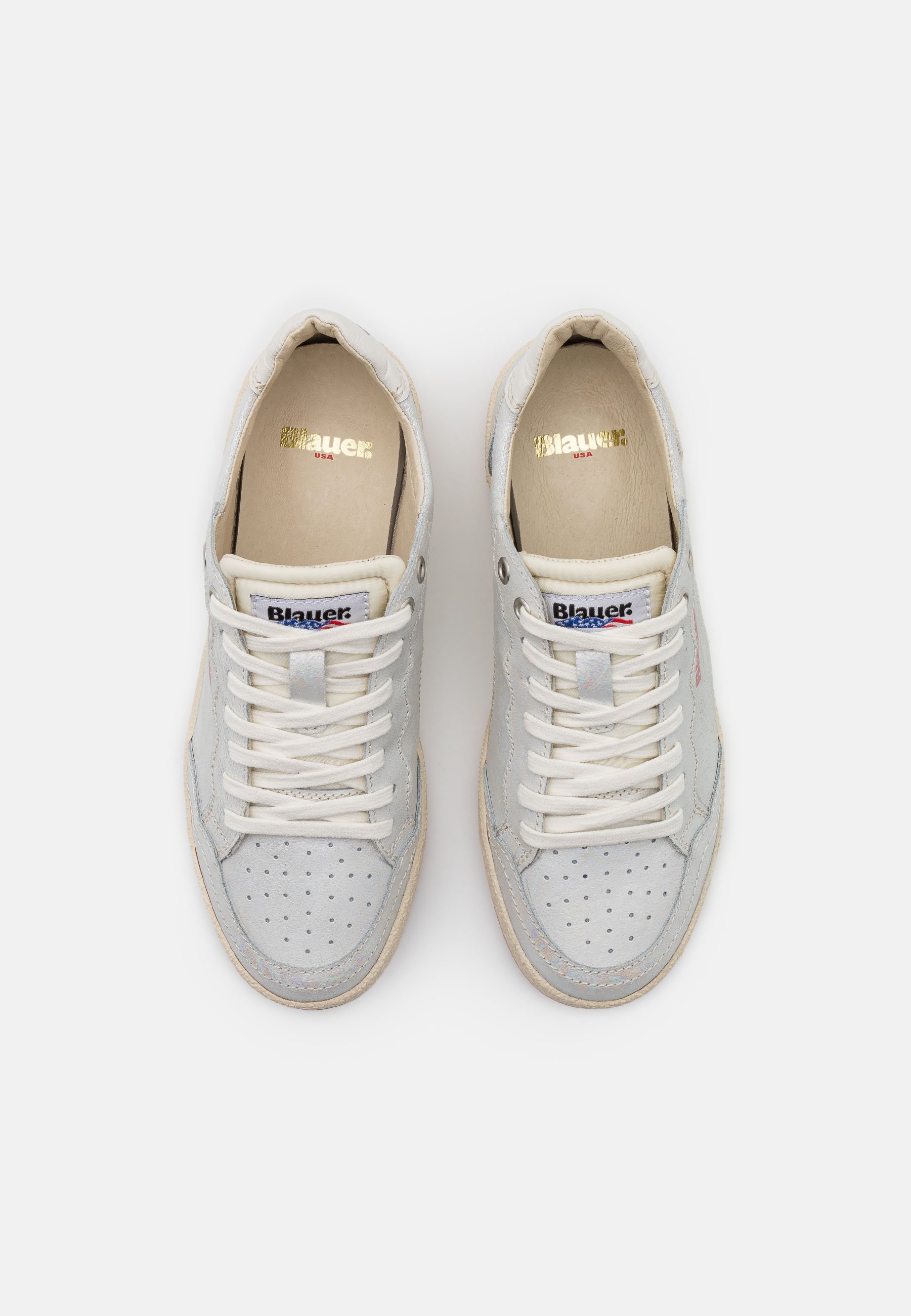 Blauer Sneakers basse - olographic/argentato - Zalando
