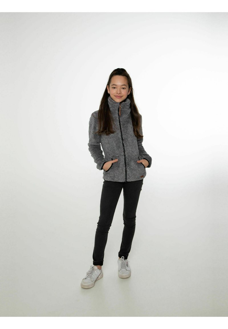 Protest - RIRI JR - Veste polaire - dark grey melee, Agrandir