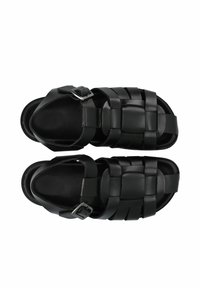 Ca'Shott CASJENNY FISHERMAN VEGETABLE TANNED  - Sandalias de senderismo - black