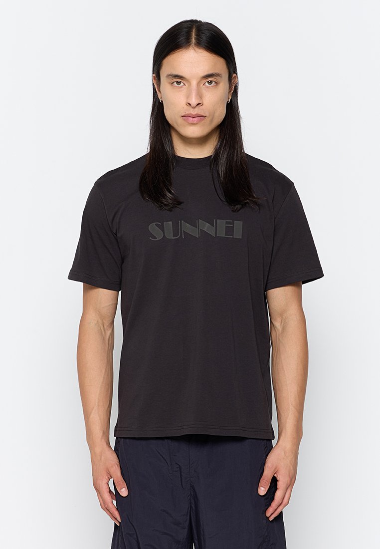 Sunnei T-shirt print zwart Sunnei T-shirt print zwart