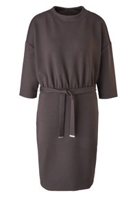 s.Oliver BLACK LABEL MIT TAILLENGÜRTEL - Jurk - mokka
