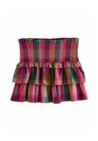 Next REGULAR FIT - CHECK RARA - Suknja A kroja - pink