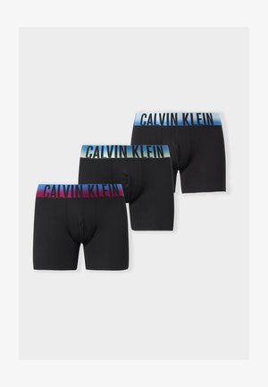 Calvin Klein Underwear, POWER MICRO STRETCH OMBRE 3 PACK - Kitsad bokserid - plein air/poseidon blue/white jade/boysenberry