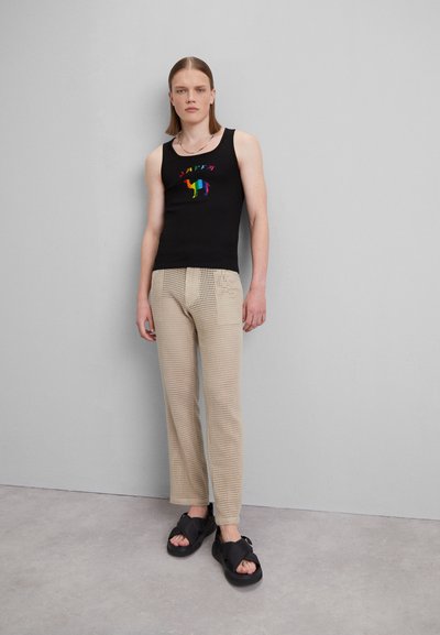 HOUSE OF JAFFA JAFFA CAMEL UNISEX - Μπλούζα - black
