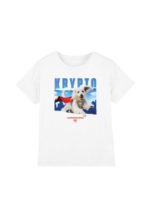 Warner Brothers, SUPERMAN 2025 KRYPTO IN THE SKY W UNISEX - Print T-shirt - white