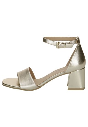 Caprice, Sandaler - lt gold metal