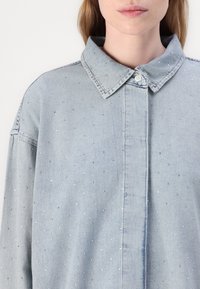 Good American DIAMOND SHIRT - Πουκαμίσα με κουμπιά - indigo