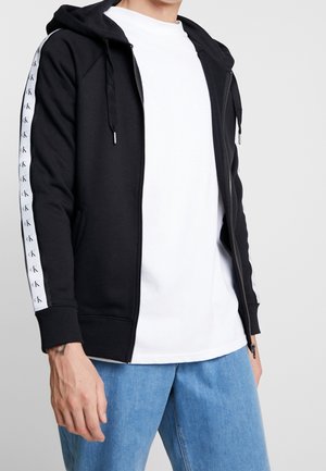 Sweater met rits - black