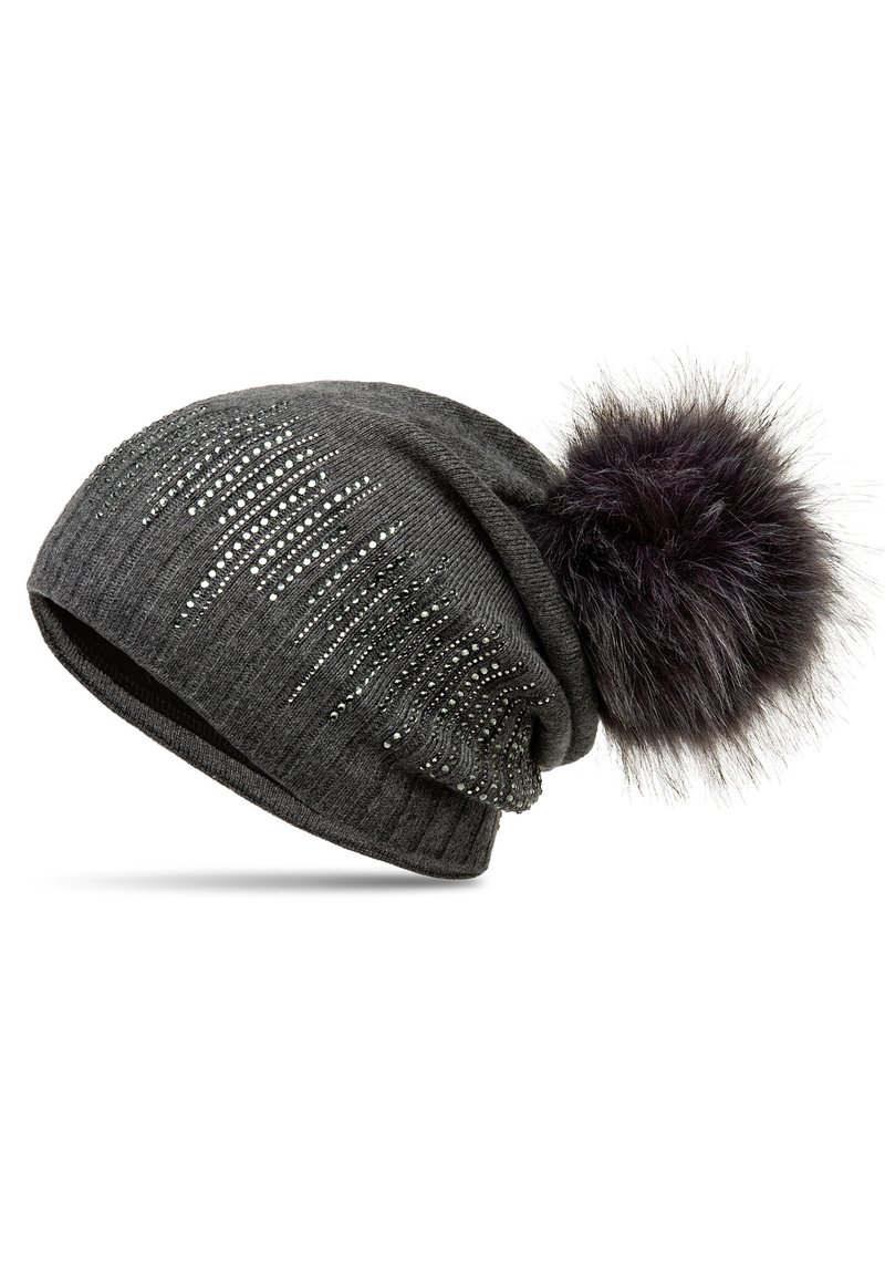 Caspar Beanie - dunkelgrau