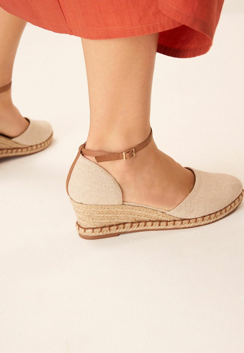 Next FOREVER COMFORTÂ® CLOSED TOE WEDGES Sleehakken neutral/beige