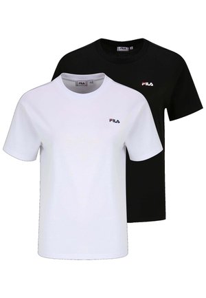 Fila BARI 2  PACK - T-shirt basic - schwarz/white