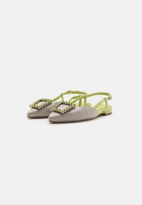 Tamaris Bailarinas con tira trasera - lime