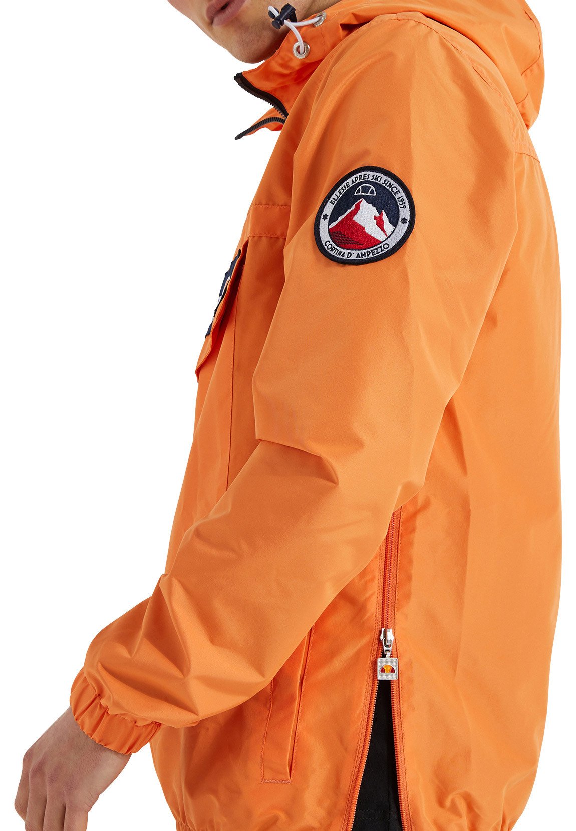 orange windbreaker
