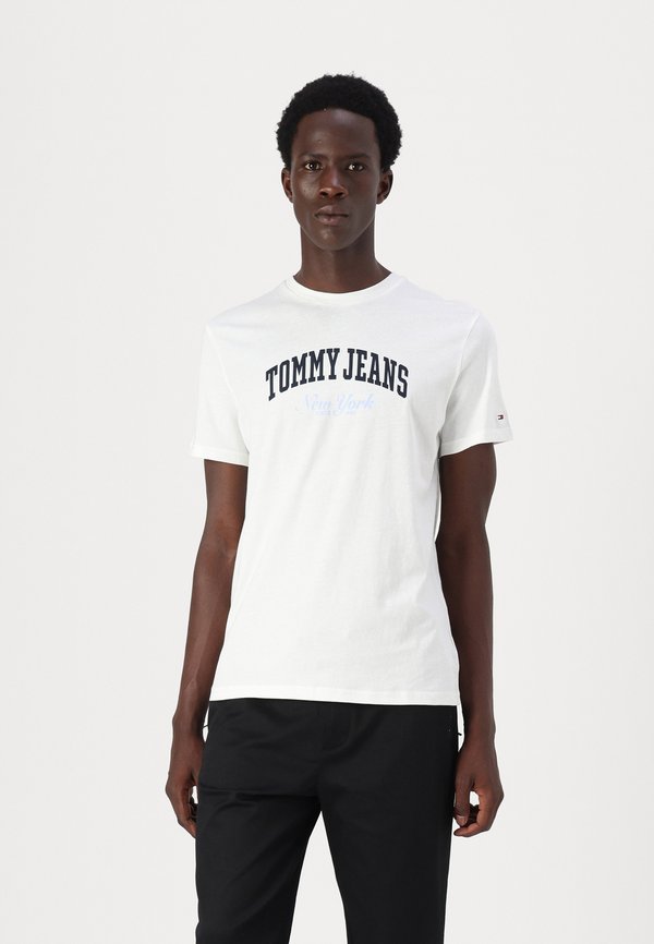 VARSITY POP TEE - Print T-shirt - ecru