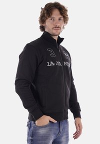 La Martina Felpa con zip - nero