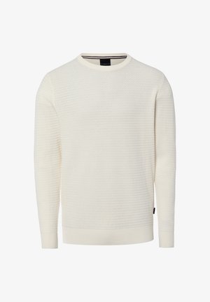bugatti, BUGATTI PULLOVER - Strickpullover - ecru