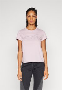 Levi's® THE PERFECT TEE - T-shirt imprimé - shimmer bw keepsake lilac