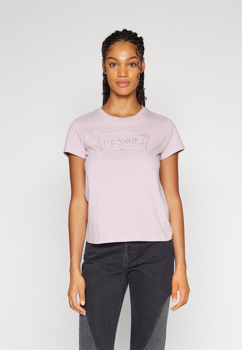 Levi's® THE PERFECT TEE - T-shirt imprimé - shimmer bw keepsake lilac