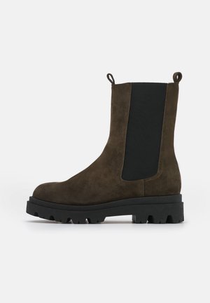 Botines con plataforma - green