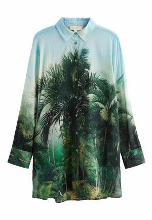 COVER-UP REGULAR FIT - Doplnky na pláž - green blue scene print