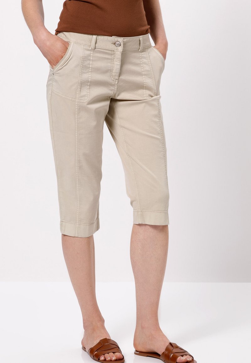 zero Jeans Shorts raw cotton/beige Zalando.at