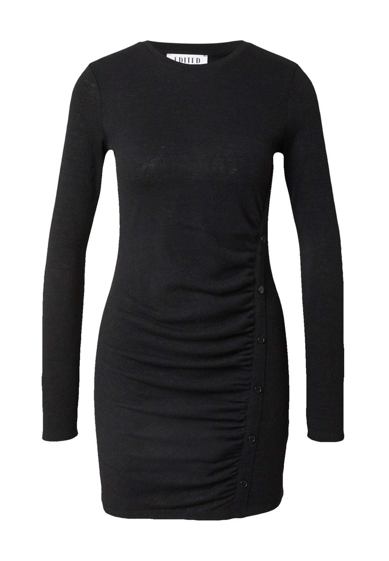 EDITED Gebreide jurk zwart