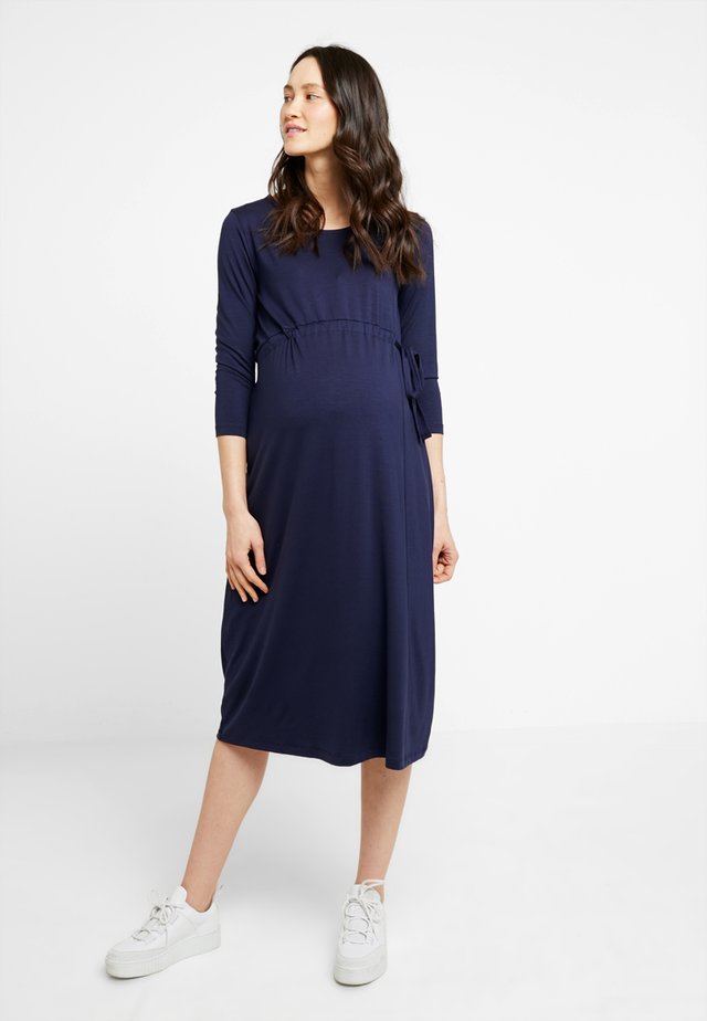 Jersey dress - maritime blue
