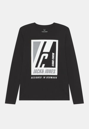 JCOSPRING LOGO TEE CREW NECK JNR - Camiseta de manga larga - black