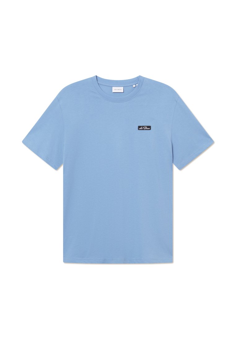 Les Deux T-shirt basic lichtblauw