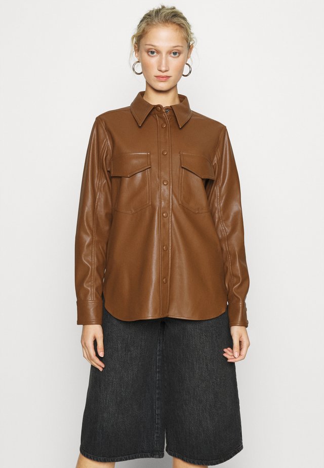 KAREN - Overhemdblouse - brown