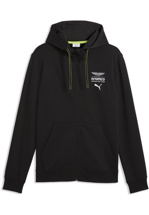 ASTON MARTIN ARAMCO F1 TEAM ESSENTIALS HOODIE - Sweatjacke - black