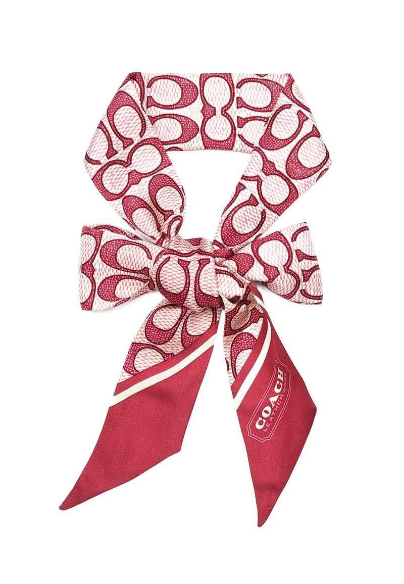 COACH SIGNATURE C VINTAGE PRINTED - Halsduk - bright pink