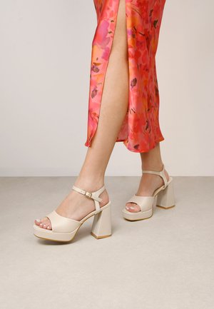 Bosanova Sandalias de tacón - beige