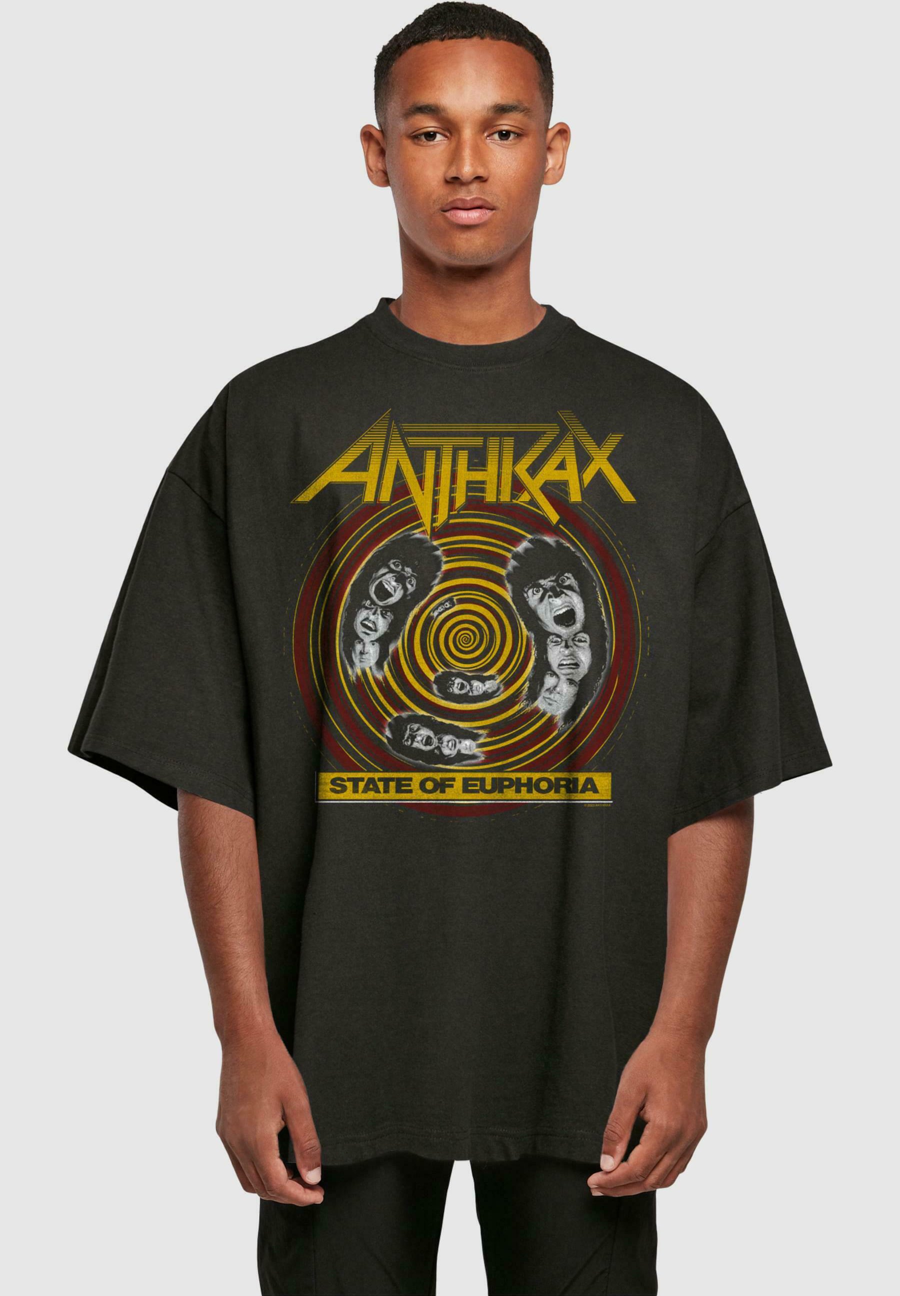 Merchcode ANTHRAX - STATE OF EUPHORIA HUGE - Print T-shirt - black