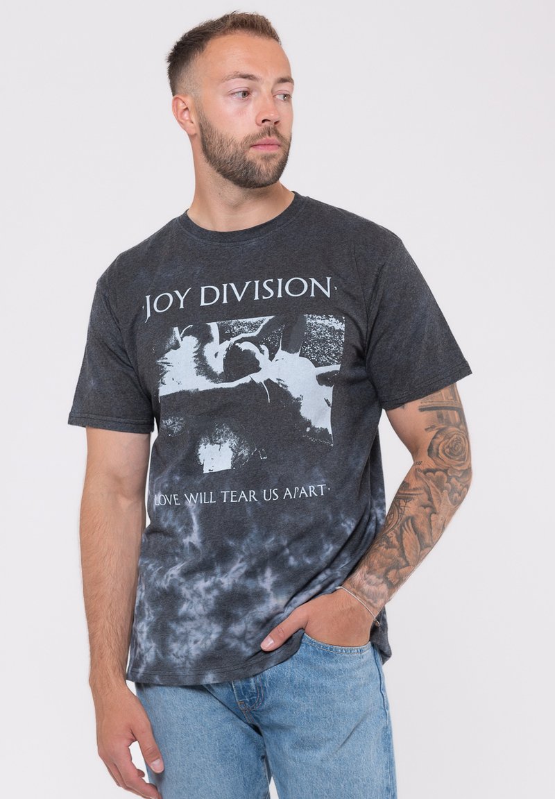 Paradiso Clothing DIVISION TEAR US APART DIP DYE - Print T-shirt - black